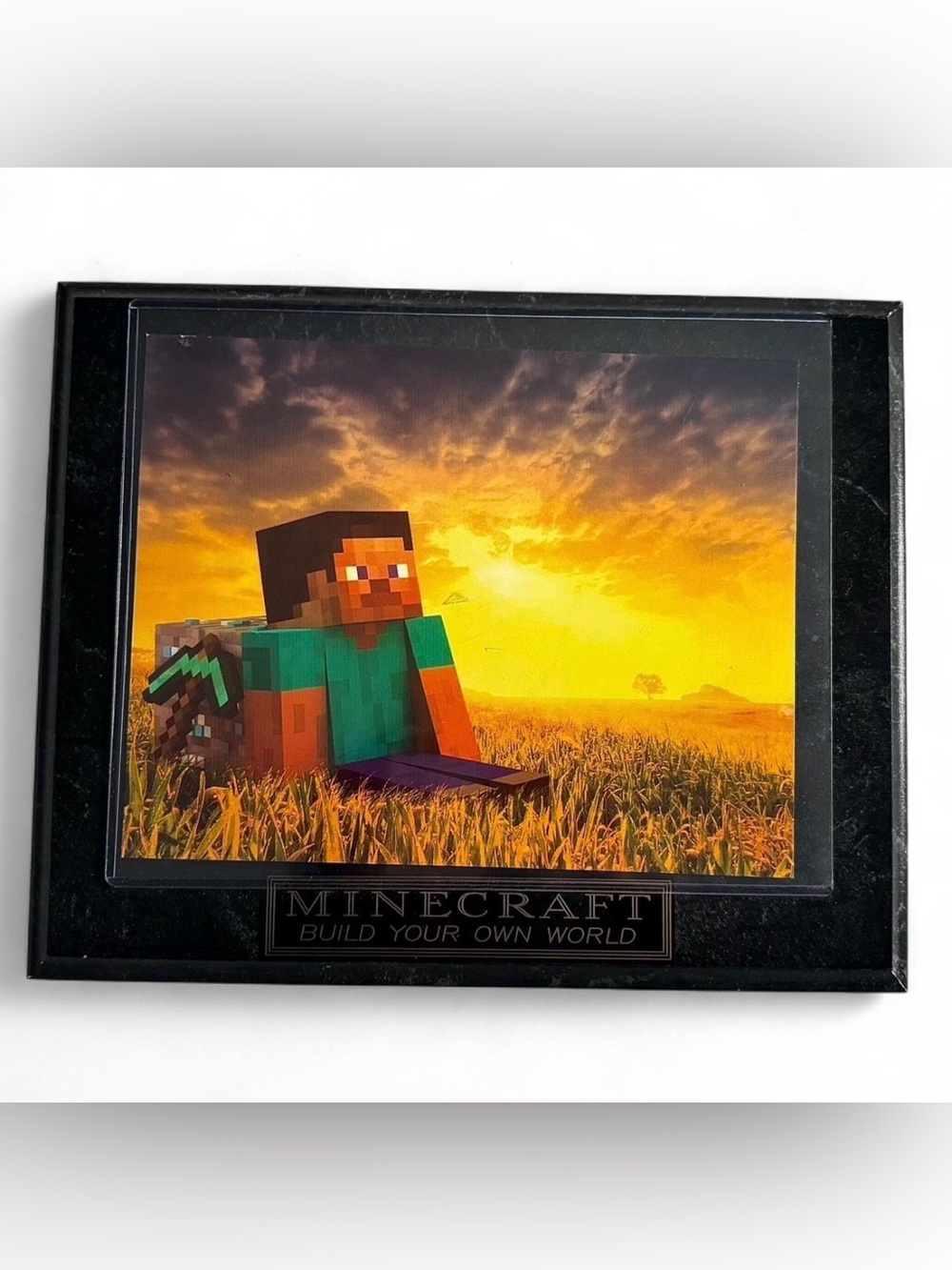 Rare Minecraft Wallboard - Print and Plaque